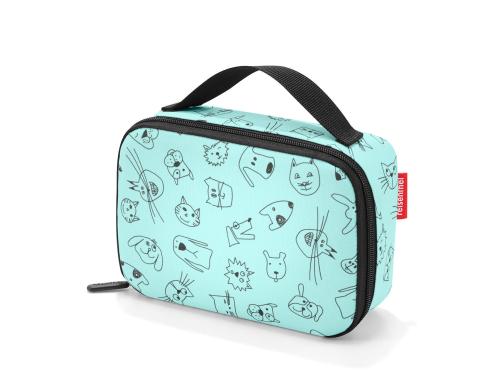 Reisenthel Lunchbox thermocase kids cats and dogs mint