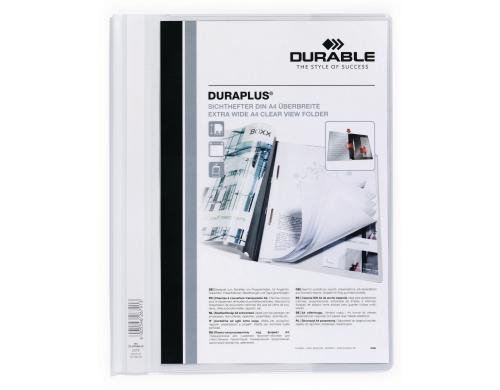 Durable Schnellheft Duraplus A4+ weiss