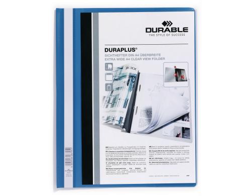 Durable Schnellheft Duraplus A4+ blau