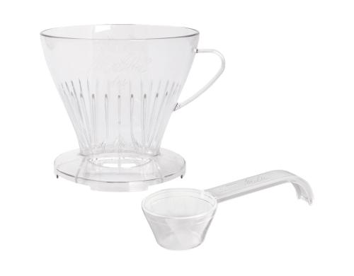 Melitta Kaffeefilter Kunststoff transparent 1x4 , 2-Tassenzubereitung