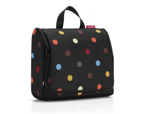 Reisenthel Kosmetiktasche toiletbag XL dots, 28 x 25 x 10 cm