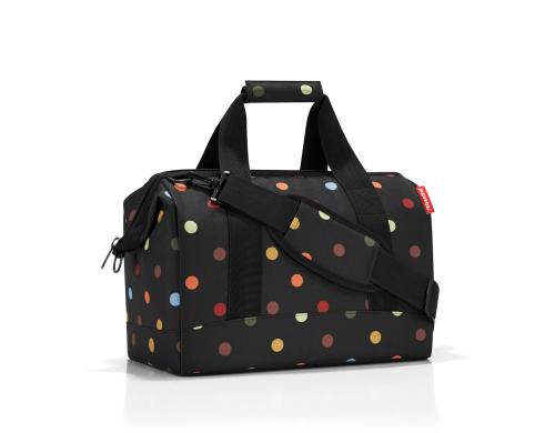 Reisenthel Schultertasche Allrounder M 18 l dots, 40 x 33.5 x 24 cm