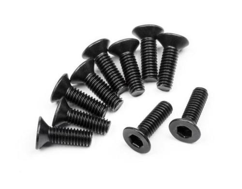 HPI SPORT 3 - FLAT HEAD SCREW M2.5X8MM 10PCS