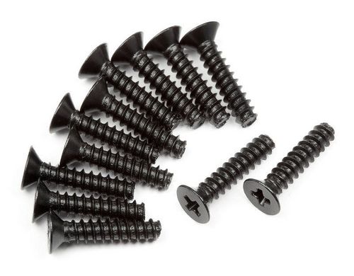 HPI TP. FLAT HEAD SCREW M2.6x12mm (12pcs) 