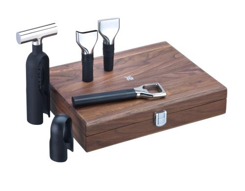 WMF Sommelier Set 5tlg. 5-teilig, Holzbox: Walnussholz FSC