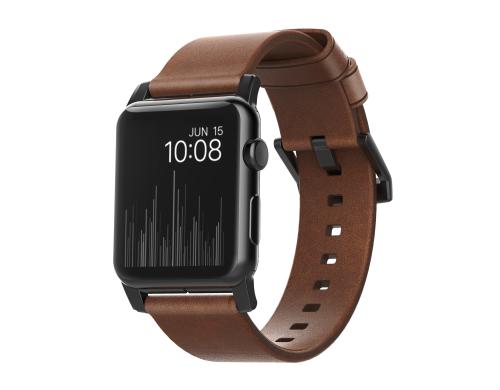 Nomad Modern Strap braun/schwarz Apple Watch 42mm