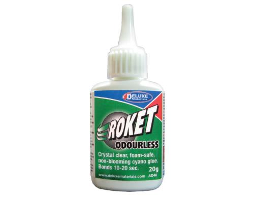 Deluxe Materials Roket Odourless CA 20g 20g Styropor