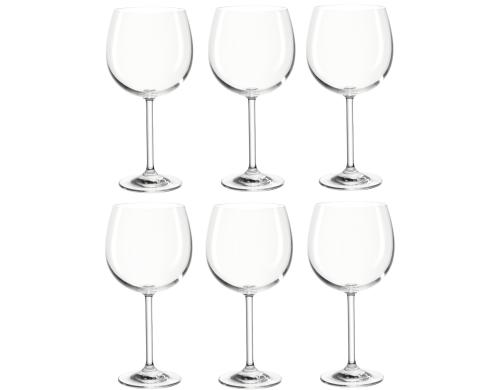 Montana Bordeauxglas Pure 630ml 6er Set, D: 9cm, H: 22cm