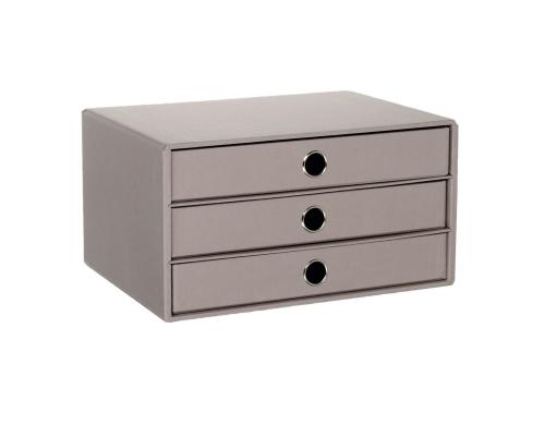 Rssler S.O.H.O. 3er Schubladenbox taupe A4, 25x34.3x18.5cm