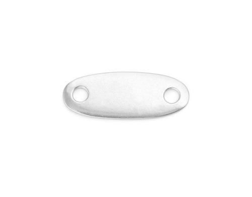 Creativ Company Metallanhnger Oval Tag 3.5 x 1.3 cm, 2 Stck