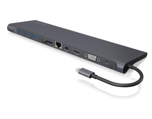 ICY BOX IB-DK2102-C Multi-Dockingstation Type-C USB 3.0 DockingStation