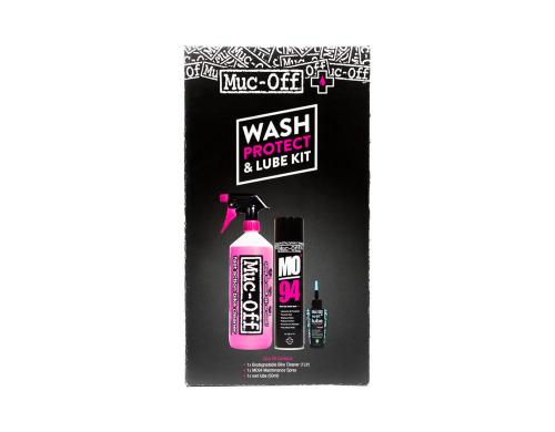 Muc-Off Wash, Protect and Lube Kit Reinigen, Schutz, Pflege, Schmierung