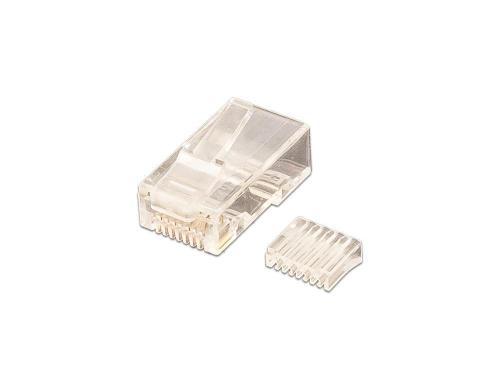 Wirewin RJ-45 Modularstecker, 100er Pack ungeschirmt, mit Einfhrungshilfe