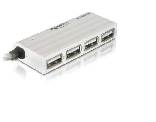 Delock USB 2 Hub 4-Port Slim Delock