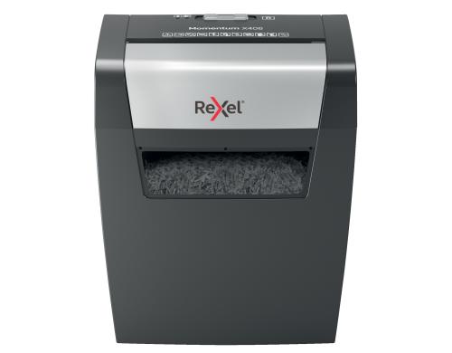 Rexel Aktenvernichter Momentum X406 P-4, 6 Blatt, schwarz