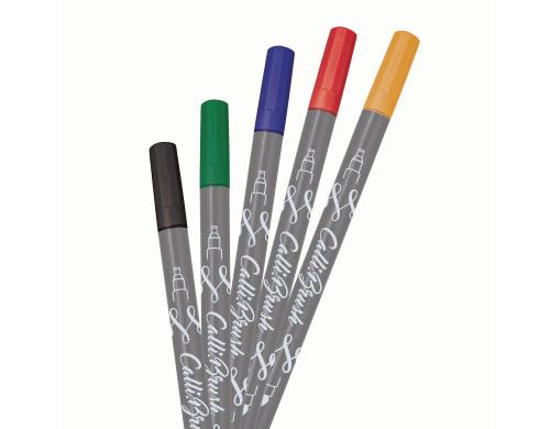 Online Callibrush Handlettering 5er Pack 5 Farben, Standard