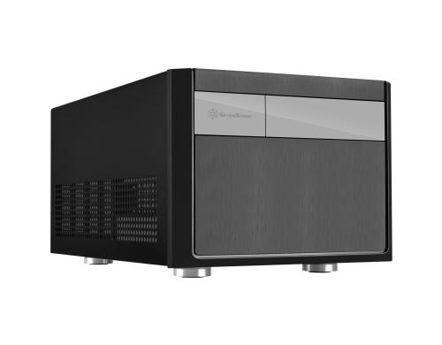 SilverStone Desktop SST-SG11B Stahl-Gehuse schwarz, 270x212x393mm(BxHxT)