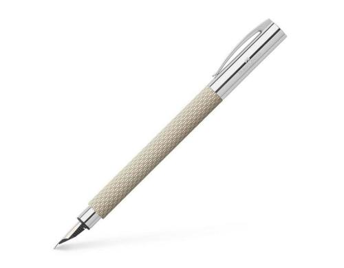 FABER-CASTELL Fllfederhalter Ambition M White Sand