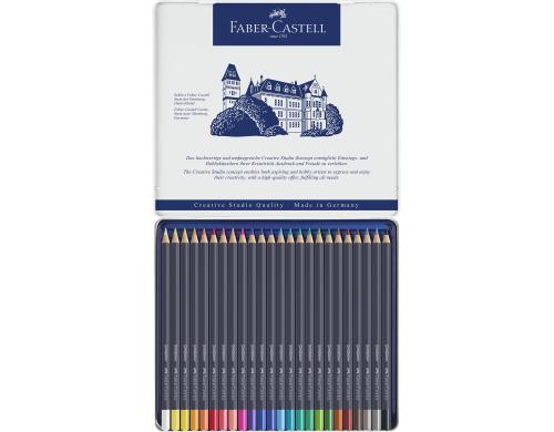 FABER-CASTELL Goldfaber Farbstift 24er Metalletui