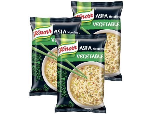 KNORR Asia Noodles Vegetable Trio 3 Portionen