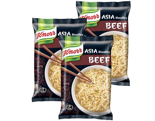 KNORR Asia Noodles Beef Trio 3 Portionen