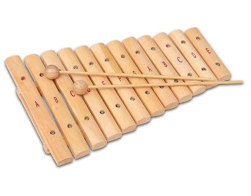 Bontempi Xylophon mit 12 Holzplttche 35cm ab 3 J.