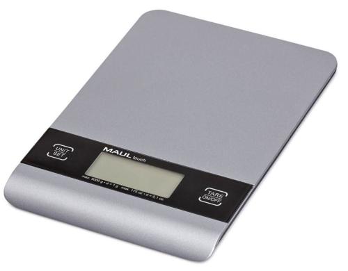 Maul Briefwaage MAULtouch bis 5000g inkl. Batterien, silber