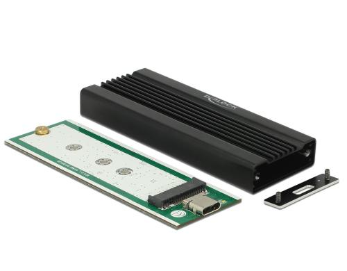 Delock M.2 NVME zu USB Gehuse Typ-C Betrieb von M.2 NVME SSDs an USB3.1 Gen2