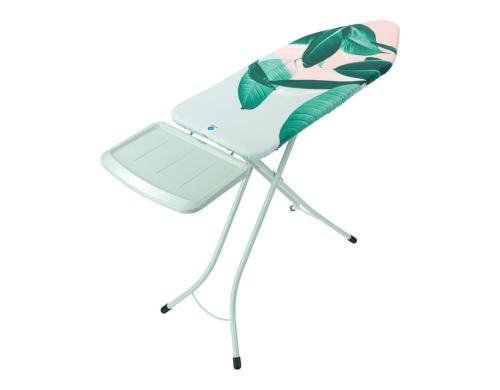 Brabantia Bgeltisch mint Tropical Leaves mit Dampfstationsablage, 124 x 45