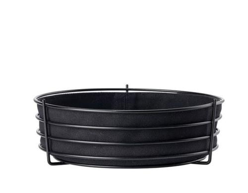 Zone Brotkorb Temptation Black 100% Baumwolle/ Metal, DxH: 22.5x8cm