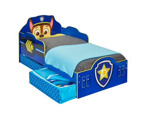 Moose Kinderbett Paw Patrol mit Schubalde fr Spielsachen