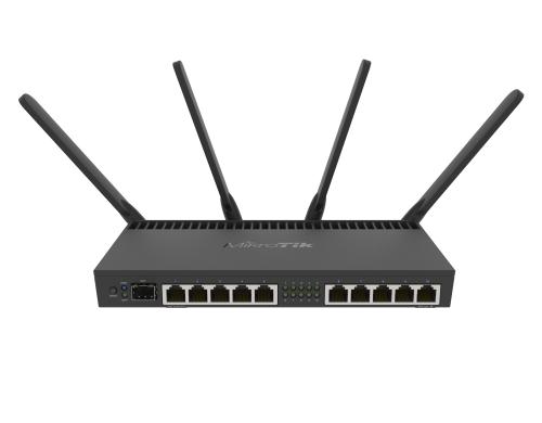 MikroTik RB4011iGS+5HacQ2HnD-IN:WLAN-Router 10x1Gbps,1x SFP+, 4x1.4Ghz, 1GB,4x4 WLAN-AC