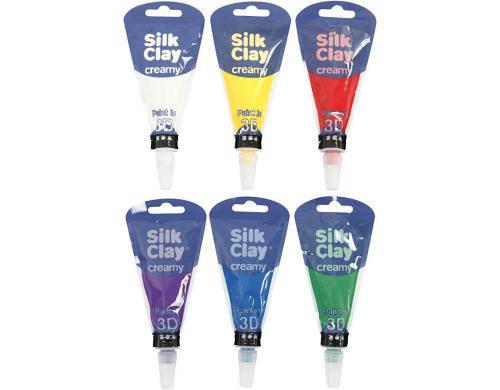 Creativ Company Silk Clay Creamy 6 x 35 ml