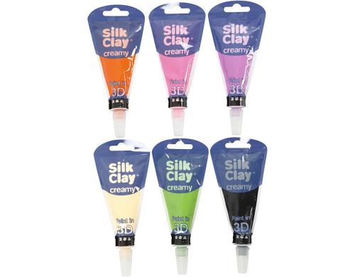 Creativ Company Silk Clay Creamy 6 x 35 ml