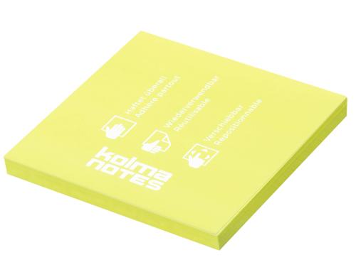 Kolma NOTES 76 x 76 mm, 100 Blatt Gelb