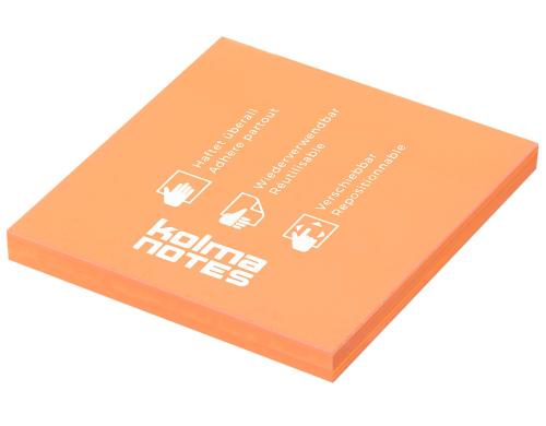 Kolma NOTES 76 x 76 mm, 100 Blatt orange