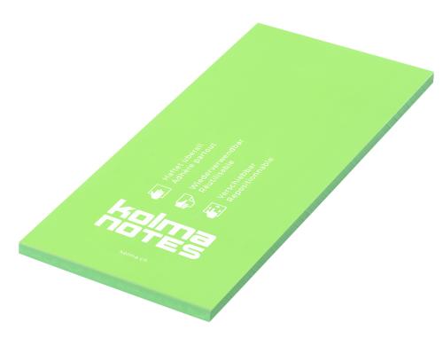 Kolma NOTES 99 x 210 mm, 100 Blatt grn