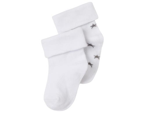 Noppies Socken Levi Stars 2 Paar, White 0-3 Mt