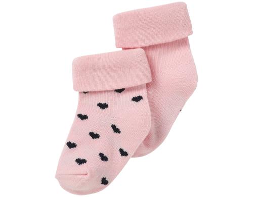 Noppies Socken Naples 2 Paar, Light Rose 3-6 Mt