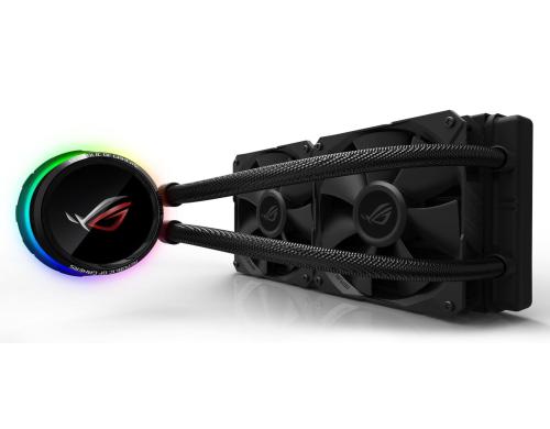 Asus ROG RYUO 240 all-in-one liquid CPU cooler, 240mm fan