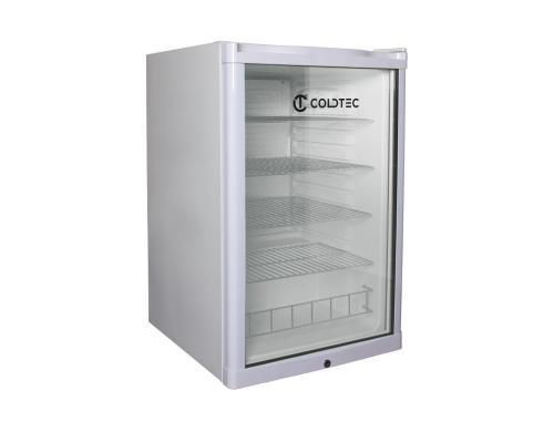 Coldtec Khlschrank 130L C, 115l, Glastre, silber