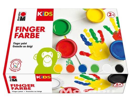 Marabu Fingerfarbe 6 x 100ml