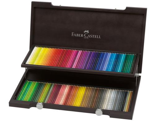 Faber-Castell Polychromos Farbstifte 120er Holzkoffer