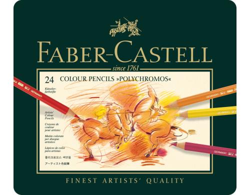 Faber-Castell Polychromos Farbstifte 24er Metalletui