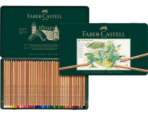 Faber-Castell Farbstift Pitt Pastell 36er Metalletui