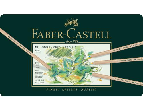 Faber-Castell Farbstift Pitt Pastell 60er Metalletui