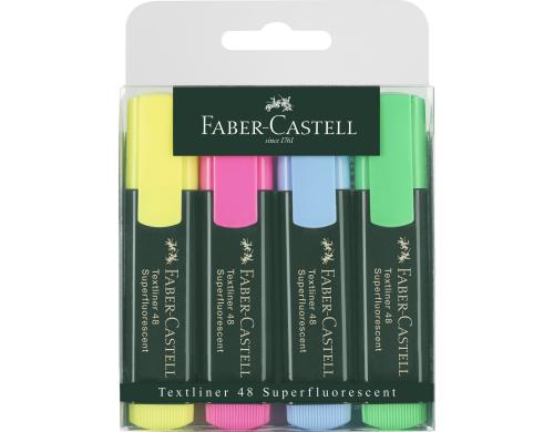 Faber-Castell TEXTLINER 48 Refill 4er Etui