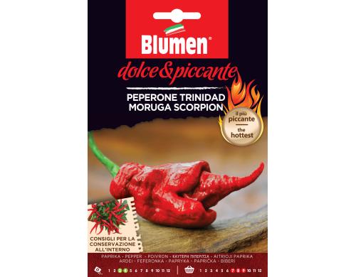 Blumen Paprika Trinidad Scorpion Rosso 0.04 g