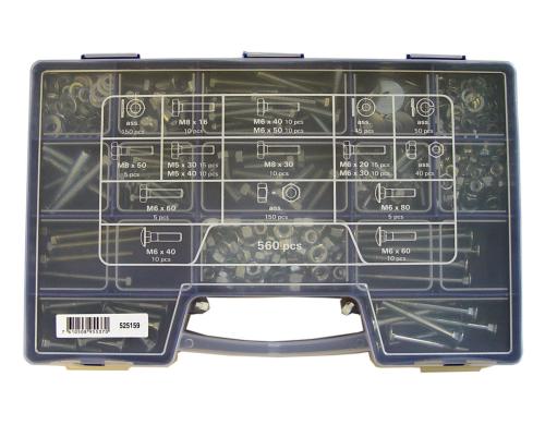 Ferronorm Metallschraubenkoff. verzinkt 560 Stk.