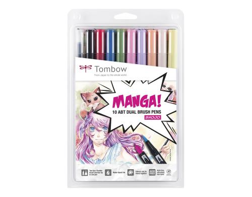 Tombow Fasermaler Manga Shojo 10er Etui